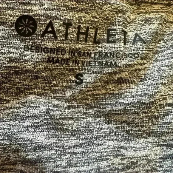 Grey Athleta Tank with Split Back - Picture 4 of 5